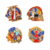 International Pathfinder Camporee Characters 2009-2024 Pin Set