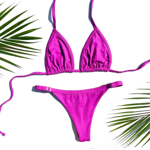 BIQUÍNI CORTININHA - FÚCSIA MERLY