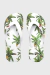 Chinelo Masculino Reserva Branco Estampado Bananeira