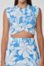 Blusa Feminina Slim Canelada Estampada Flowers Colcci