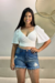 Short Feminino Jeans Confort Barra Desfiada CityBlue - comprar online