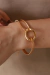 Pulseira Daiana com Elo Banhada a Ouro 18k