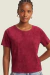 T-shirt Feminina Suede Gola Redonda - Shoulder