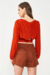 Blusa Feminina Cropped Manga Longa Elastico Colcci - comprar online
