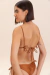Biquini Feminino Top Cortininha Tanga Amarracao Live - comprar online