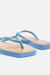 Chinelo Feminino de Dedo Square Palmilha Marrom Arezzo - comprar online