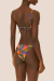 Biquini Feminino Top Cortininha tanga Lacinho Estampado Bananamix Farm - comprar online