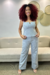 Calca Feminina Reta Xadrez Mescla My Place - comprar online