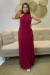Vestido Feminino Longo Ombro Unico Gola Alta Amarracao Cacay na internet