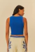 Regata Feminina Cropped Canelada Rib Farm - Pistaxe Modas