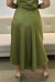 Saia Feminina Midi Acetinada Displicent - loja online