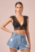 Top Feminino de Renda Det Cruzado - comprar online