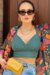 Cropped Feminino Detalhe Alça Elastico Cacay