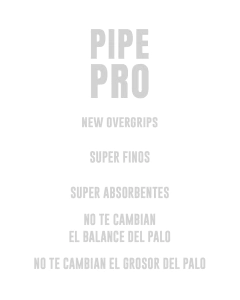 PIPE PRO OVERGRIPS BLANCO - tienda online