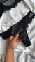 Conjunto de Lingerie Paty Em Tule e Renda Sem Bojo Com Aro de Sustentação - Confortável e Sexy Preto - Nanda lingeries