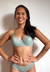 Conjunto de Lingerie Bruna Em Renda Sem Bojo Com Aro De Sustentação - Confortável Verde - loja online