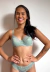 Conjunto de Lingerie Bruna Em Renda Sem Bojo Com Aro De Sustentação - Confortável Verde - loja online