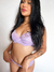 Imagem do Conjunto de Lingerie Bruna Em Renda Sem Bojo Com Aro De Sustentação - Confortável Lilás