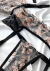 Imagem do Conjunto de Lingerie Serena - 4 Peças: Sutiã com Aro, Calcinha, Cinta-Liga Ajustável e Choker - Sexy Preto