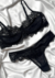 Imagem do Conjunto de Lingerie Paty Em Tule e Renda Sem Bojo Com Aro de Sustentação - Confortável e Sexy Preto