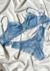 Conjunto de Lingerie Bruna Em Renda Sem Bojo Com Aro De Sustentação - Confortável Azul