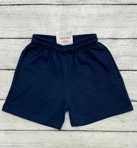 Short Azul con bolsillos
