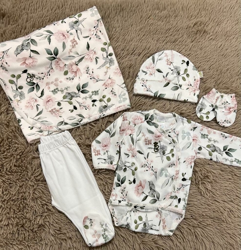 Ajuar Recuerdos Natural 5 piezas