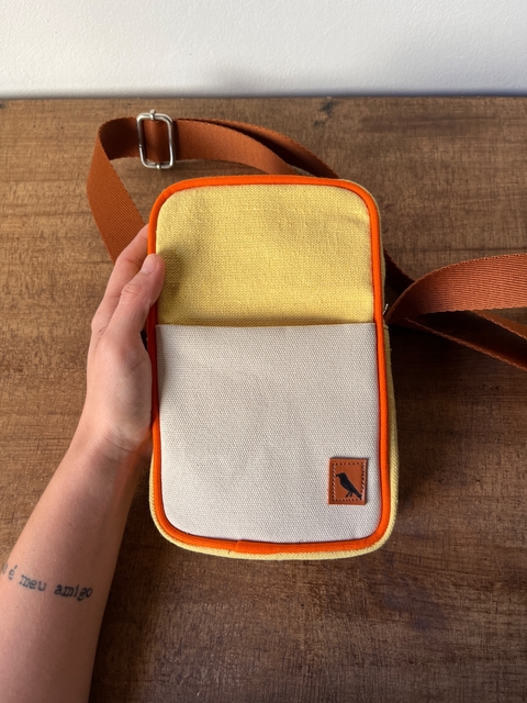 Bolsa Pipi Amarela, Cru e Laranja