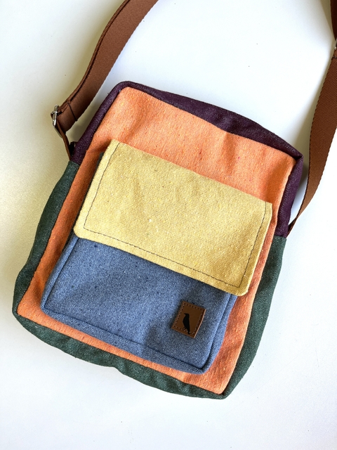 Bolsa Lila Mescla Colorida