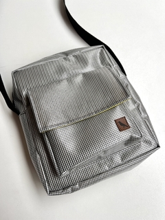 Bolsa Lila Plástica Prateada - loja online