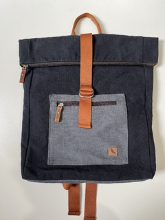 Mochila Rebeca Preta e Cinza
