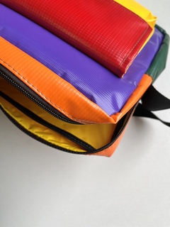 Bolsa Lila Plástica Colorida - Macabéa Acessórios