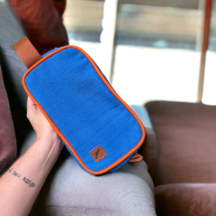 Necessaire Clássica Macabéa Azul Royal