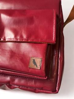 Bolsa Lila Plástica Bordô - Macabéa Acessórios