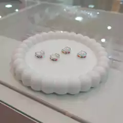 Argollitas Cliker con Piedras Encastradas.