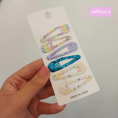Blíster de Hebillas X6. - Santa Rita Joyas y Accesorios