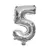 Imagen de Globo Numero Plateado 32"