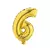 Globo Numero Dorado 16"