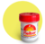 Envase del colorante Fleibor Amarillo P para repostería con tapa roja y etiqueta descriptiva.