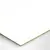 Detalle de esquina de placa MDF rectangular blanca Fibroplus 35x35