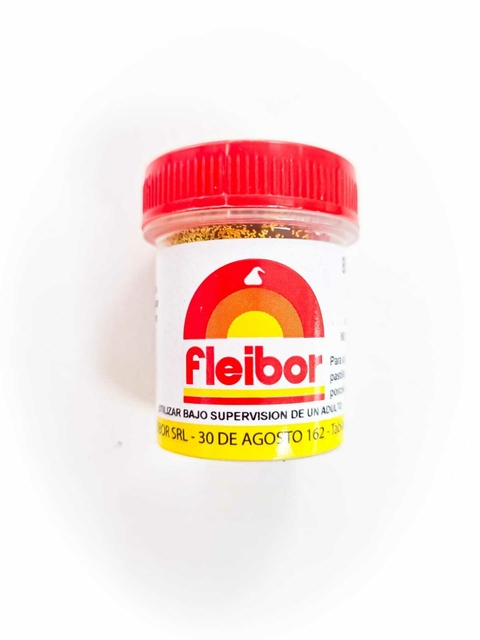 Glitter Fleibor - Dorado