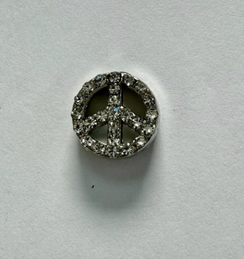 Dije pasante paz. Strass