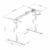 Imagem do Mesa com Regulagem de Altura ErgoDesk - Estrutura Sem Tampo