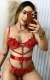 Body vermelho bordô - comprar online