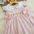 Vestido Jardim Bordado Rosa na internet