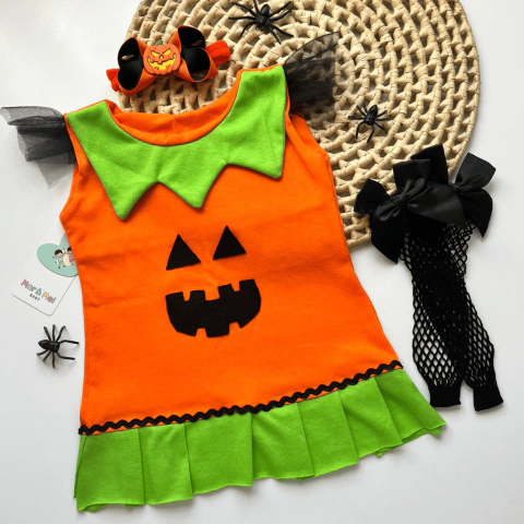 Vestido Halloween Abóbora