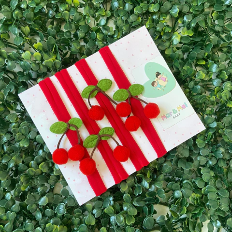 Laço cerejinha - Faixinha