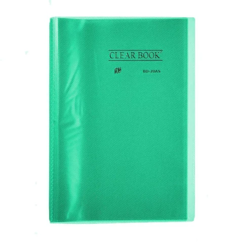 PASTA CATALOGO YES COM 20 REF BD20AS - VERDE CRISTAL