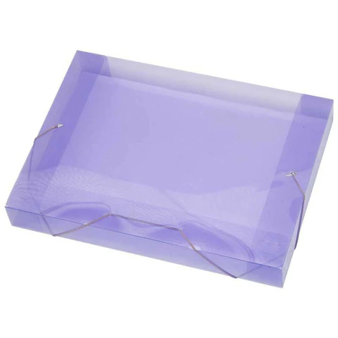 PASTA ACP ABA ELASTICO TRANSP 55MM REF 1025 - LILAS