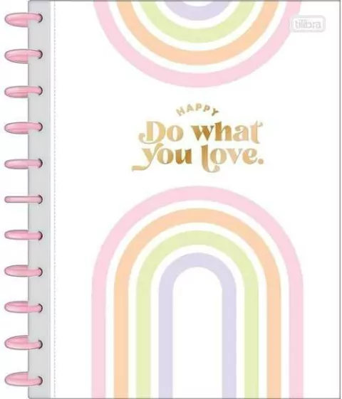 CADERNO TILIDISCO UNIVERSITÁRIO HAPPY 1 MATÉRIA 80F TILIBRA